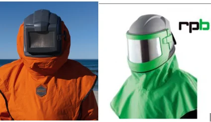 Hiekkapuhaltajan kypärät - Helmet for abrasive blasting